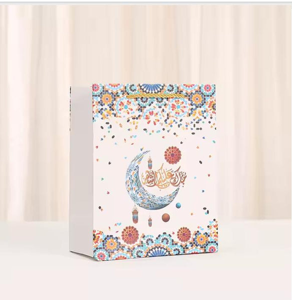1x Ramadan Mubarak Moon Paper Bags(Large )