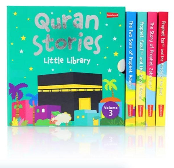 QURAN STORIES - Volume 3 - Little Library (4 Board Books Set)