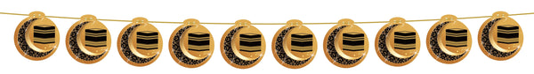 Kaaba Gold & Black Medium (5 pcs) Hanging Circles
