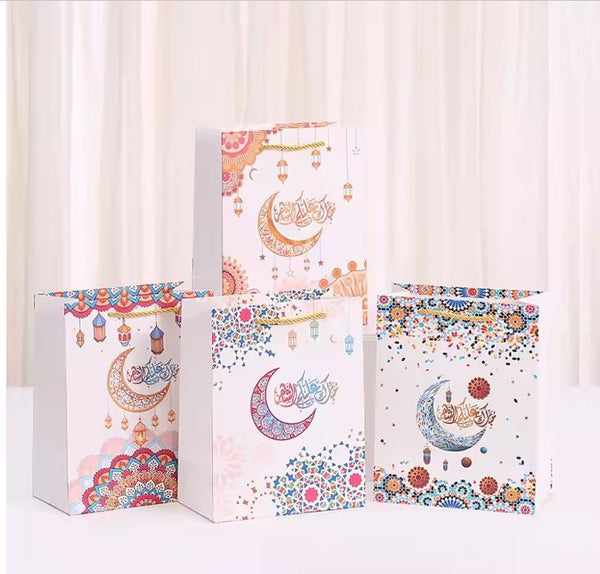 1x Ramadan Mubarak Moon Paper Bags(Large )