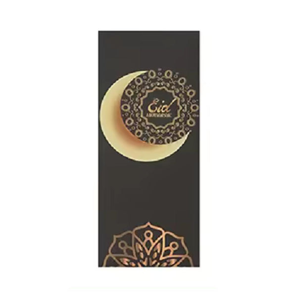 Eid Mubarak  Money Envelopes – Luxury Black & Gold Mandala (10pcs)