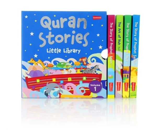 QURAN STORIES - Volume 1 - Little Library (4 Board Books Set)