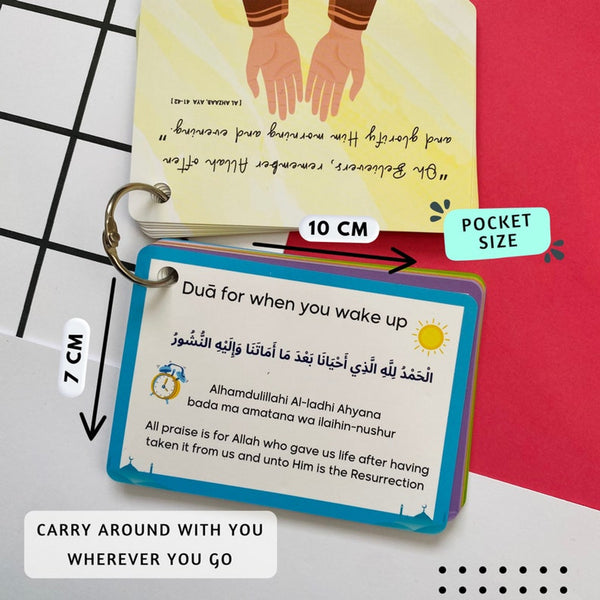 Daily Dua Cards, Islamic Flash Cards