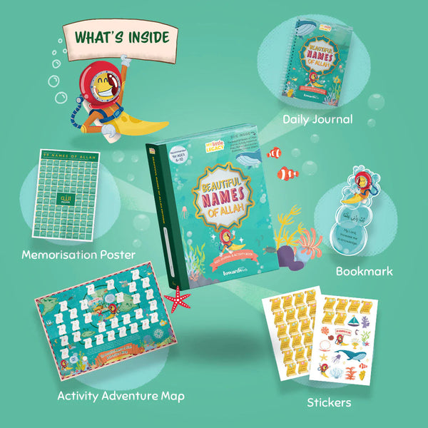 BEAUTIFUL NAMES OF ALLAH KIDS JOURNAL & ACTIVITY BOOK