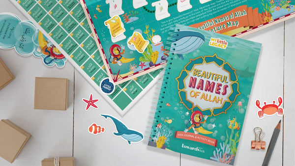 BEAUTIFUL NAMES OF ALLAH KIDS JOURNAL & ACTIVITY BOOK