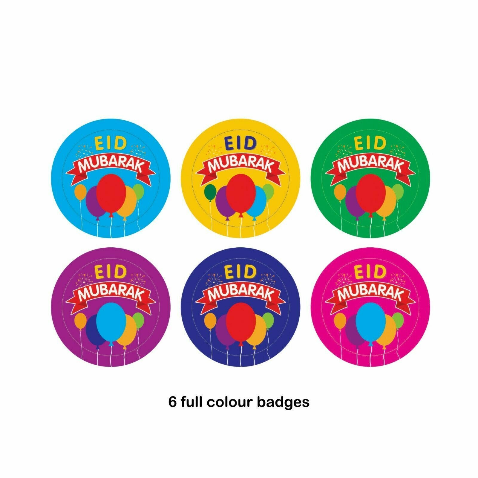 Eid Mubarak Mosque Badges 2022